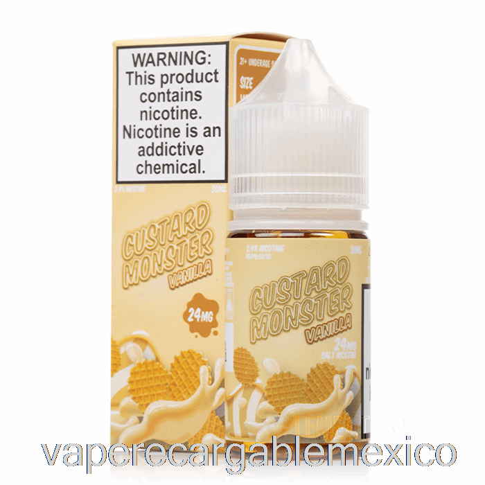 Vape Recargable Vainilla - Sales De Natillas Monstruosas - 30ml 24mg